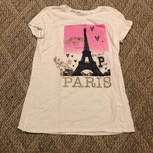 Paris girls shirt x large